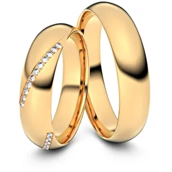 Trauringe Coesfeld 750er RosÈgold - 2571