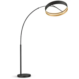 musterring leuchten Loop 200 cm 1D13NT00C020A Schwarz/Gold