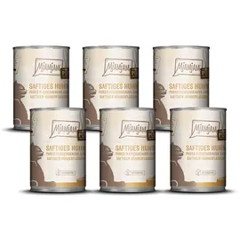 MjAMjAM Purer Fleischgenuss 400g Dose Katzennassfutter 6 x 400 Gramm saftiges Hühnchen pur