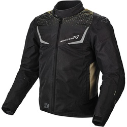 Macna Durago Motorrad Textiljacke, schwarz-braun, Größe S für Männer