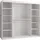 Mirjan24 Schwebetürenschrank Riflo Slim 2 200 x 200 x 0 cm Schwarz/Gold