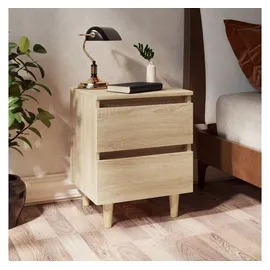 vidaXL Nachtschrank 2 Stk. 40 x 35 x 50 cm Sonoma-Eiche
