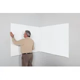 rocada Whiteboard Skin 100,0 x 150,0 cm blau lackierter Stahl