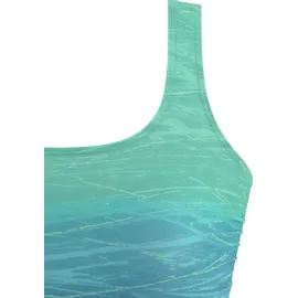 LASCANA Badeanzug Damen Grün/Schwarz 40 Cup B