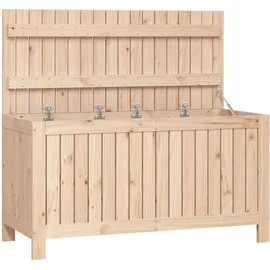 furnicato Gartentruhe 115 x 49 x 60 cm Braun