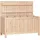 furnicato Gartentruhe 115 x 49 x 60 cm Braun