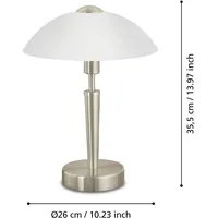 EGLO Solo 1 satin nickel