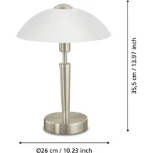 EGLO Solo 1 satin nickel