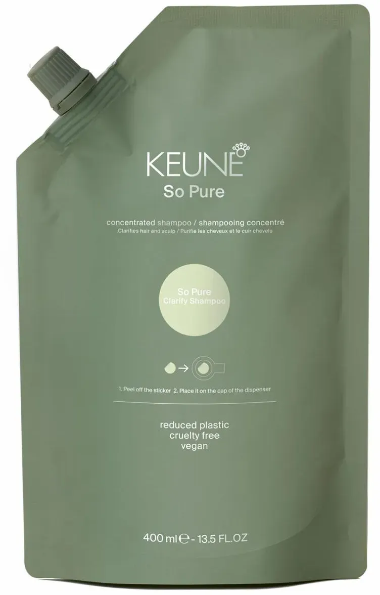 KEUNE SO PURE Clarify Shampoo Refill 400 ml