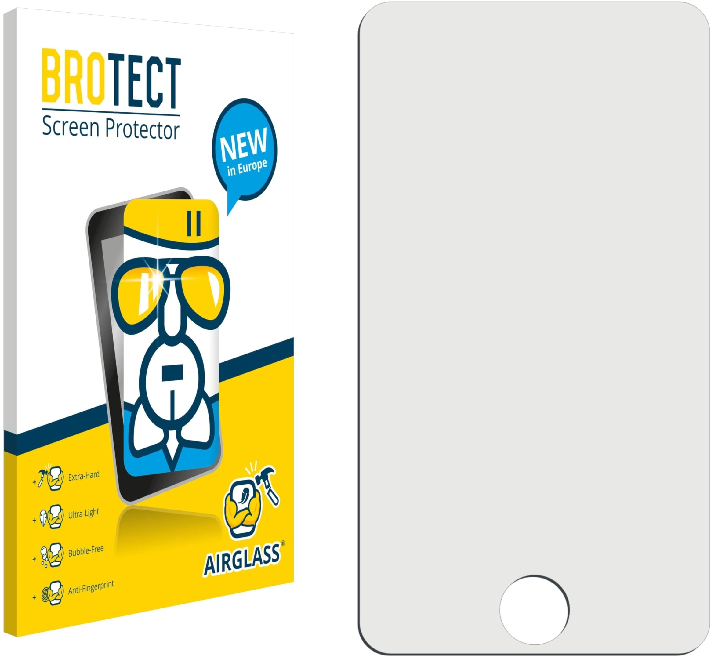 BROTECT Panzerglasfolie für Apple iPod Touch (1. Gen.) Schutzglas Schutzfolie [Extrem Kratzfest 9H, Anti-Fingerprint, Ultra-Transparent]