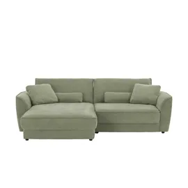 Lounge Collection Eckcouch Flachgewebe 2-Sitzer Grün