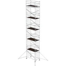 Günzburger MUNK Rollgerüst 1,35 x 2,45 m mit Ausleger und Doppel-Plattform, Plattformhöhe 11,35 m