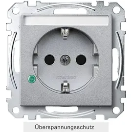 Merten Schuko-Steckdose Aluminium 1 St.