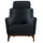 JVMöbel Sessel 1 Sitzer Polster 80 x 77 x 97 cm Blau