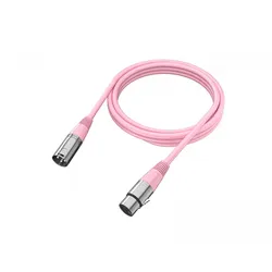 Fifine XLR Kabel - 3pin - 1.8 Meter - Rosa