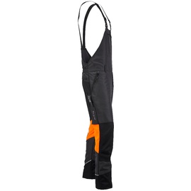 KOX Schnittschutz Latzhose Duro 3.0 Anthrazit/Orange Gr. 50 -