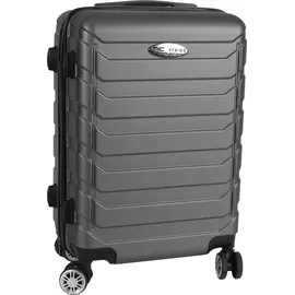 H4L Koffer Trolley Reisekoffer Hartschalenkoffer ABS Anthrazit 38x23x55cm