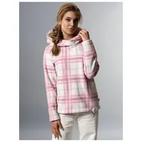 Trigema Kapuzensweatshirt » Fleece-Hoodie mit Karo-Muster«, Gr. XXL, natur, , 45175368-XXL