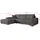 storez24 Eckcouch Polyester 3-Sitzer Grau