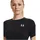 Under Armour HeatGear Kompressionsshirt Damen 001 black/white XL