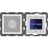 Berker 30806089 Radio Touch mit LS DAB+, BT Q.x Polarweiß Samt