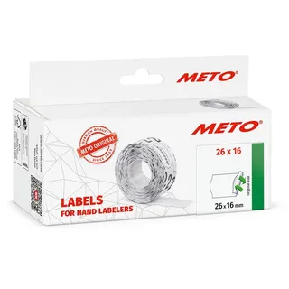 METO Preisetiketten 9506166 Wiederablösbar Etiketten-Breite: 26 mm,