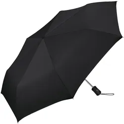 happy rain Taschenschirm mit Auf&Zu-Automatik Regenschirm schwarz