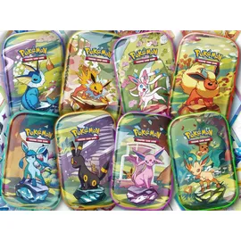 Pokémon Mini-Tin-Box Karmesin & Purpur - Prismatische Entwicklungen