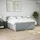 vidaXL Boxspringbett 180 x 200 cm Hellgrau