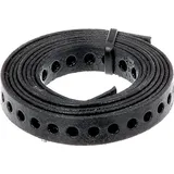 GAH Alberts Lochband 1,5 m Stahl verzinkt schwarz kunststoffbeschichtet 17x0,8 mm