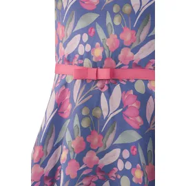 happy girls HAPPY GIRLS, Mädchen, Gr. 128, N-Gr, blau, Web, Obermaterial: 70% Viskose, 30% Polyester. Futter: 100% Baumwolle, bedruckt, geblümt, Basic knieumspielend, Rundhals, Kleider Sommerkleid