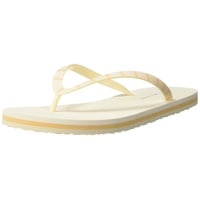 Tommy Hilfiger Damen Flip Flops Tommy Essential Beach Sandal Badeschuhe, Elfenbein (Feather White), 41 EU