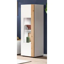 inn.furn Vitrine Siena 30 x 112 x 0 cm Weiß