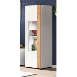 inn.furn Vitrine Siena 30 x 112 x 0 cm Weiß