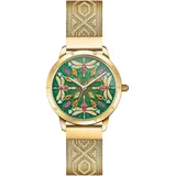 Thomas Sabo WA0369-264-211 Kaleidoskop Libelle Damenuhr 33mm 5ATM - Goldfarben/Grün