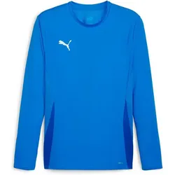 PUMA Herren Fantrikot teamGOAL LS Jersey, Electric Blue Lemonade-PUMA White-PUMA Team Royal, 3XL
