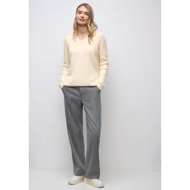STREET ONE V-Ausschnitt-Pullover Beige M