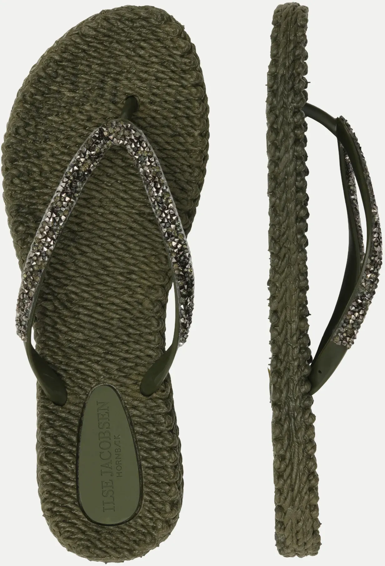 Flip Flops Cheerful mit Schmucksteinen Grün 41