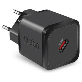 SBS 30-W-GaN-Power Delivery-Ultra-Schnellladegerät, Schwarz