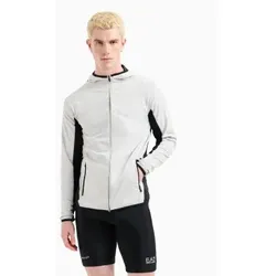 EA7 für Herren. 7M000047_AF13534 Dynamisches Athleten Vigor7 weißes Sweatshirt (XL), Lässig, Sportlich, Multisport, Polyamid