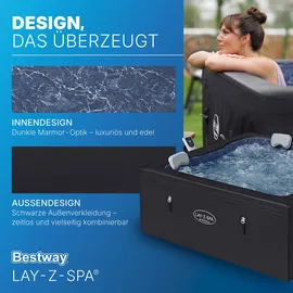 BESTWAY Stockholm AirJet 164 x 164 x 65 cm Schwarz
