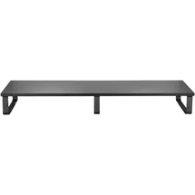 Ricoo Monitorständer 2 Monitore Bildschirmerhöhung 100 x 26 x 12 cm Schwarz