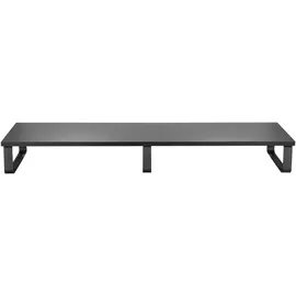 Ricoo Monitorständer 2 Monitore Bildschirmerhöhung 100 x 26 x 12 cm Schwarz