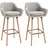 Homcom Barhocker 55 x 48 x 100 cm Beige