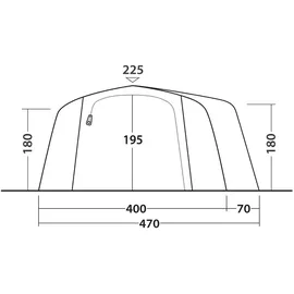 Outwell Montana 6 Air Grün
