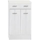 WELLTIME Held Unterschrank Rallye, Breite 50 cm, mit wechselbarem Türanschlag weiß