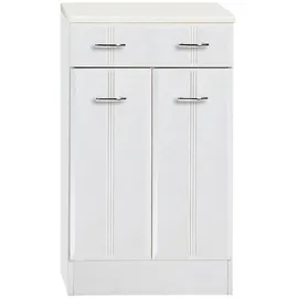 WELLTIME Held Unterschrank Rallye, Breite 50 cm, mit wechselbarem Türanschlag weiß