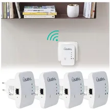 casativo Mini-WLAN-Repeater 300 Mbit/s weiß