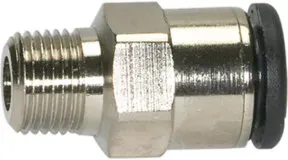 Riegler Gerade Steckverschraubung »click-clock«, R 1/8 a., Schlauch- Ø6
