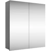 Planetmöbel Spiegelschrank Merkur ohne Leuchte - anthrazit, 60 cm